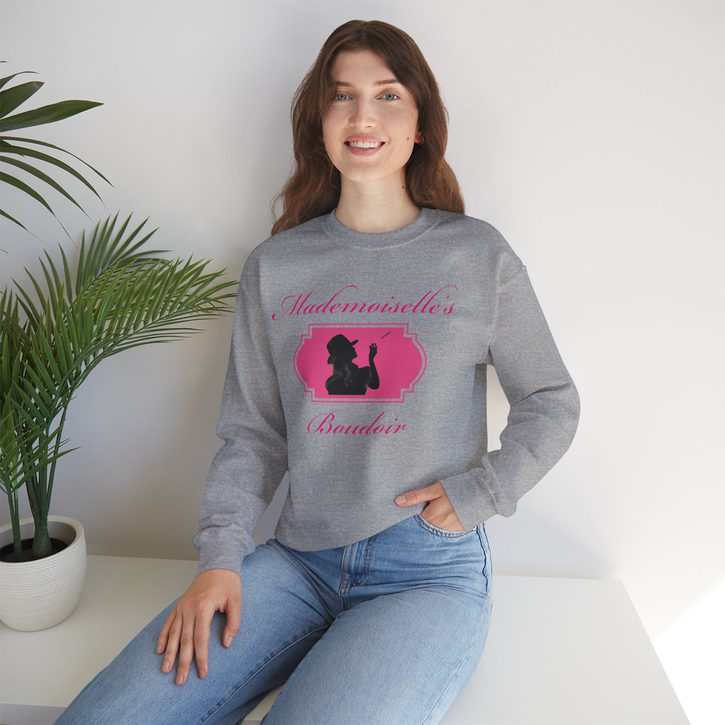 Sweat-shirt à col rond Boudoir Heavy Blend™ de Mademoiselle 