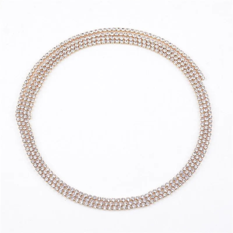 Crystal Rhinestone Choker Necklace