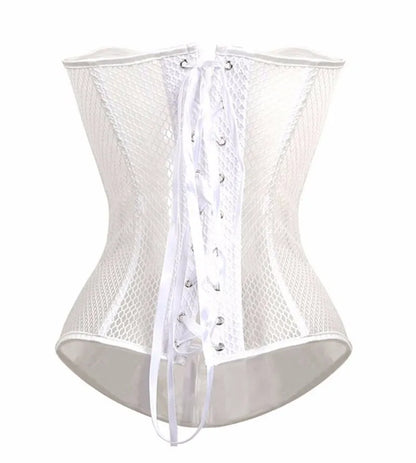 Corset noir en maille