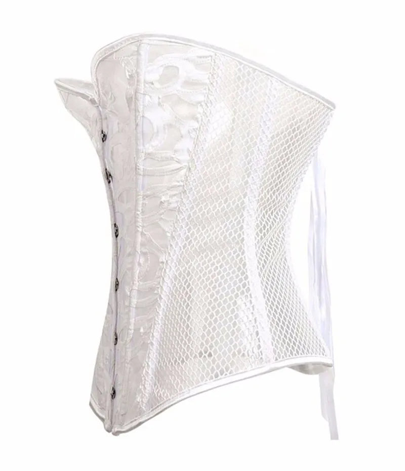 Corset noir en maille