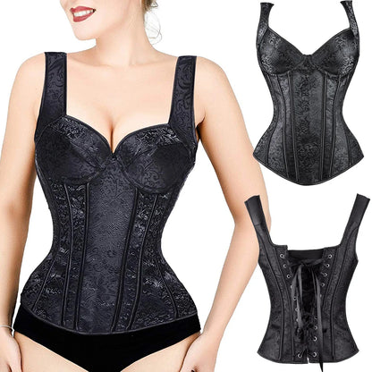 Corset vintage noir