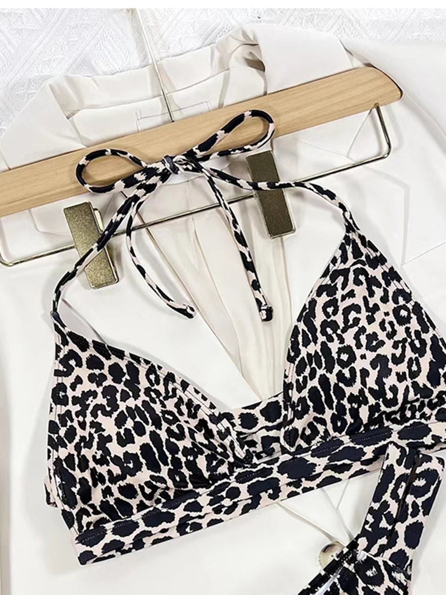 Sunset Fever Leopard Bikini