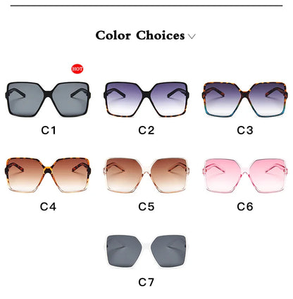 Oversized Fashion Sunglasses UV400