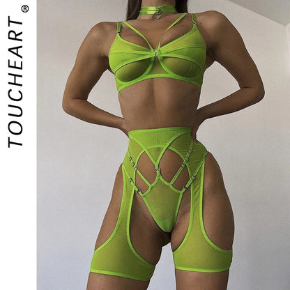 Toucheart Lingerie w/Garter Belt