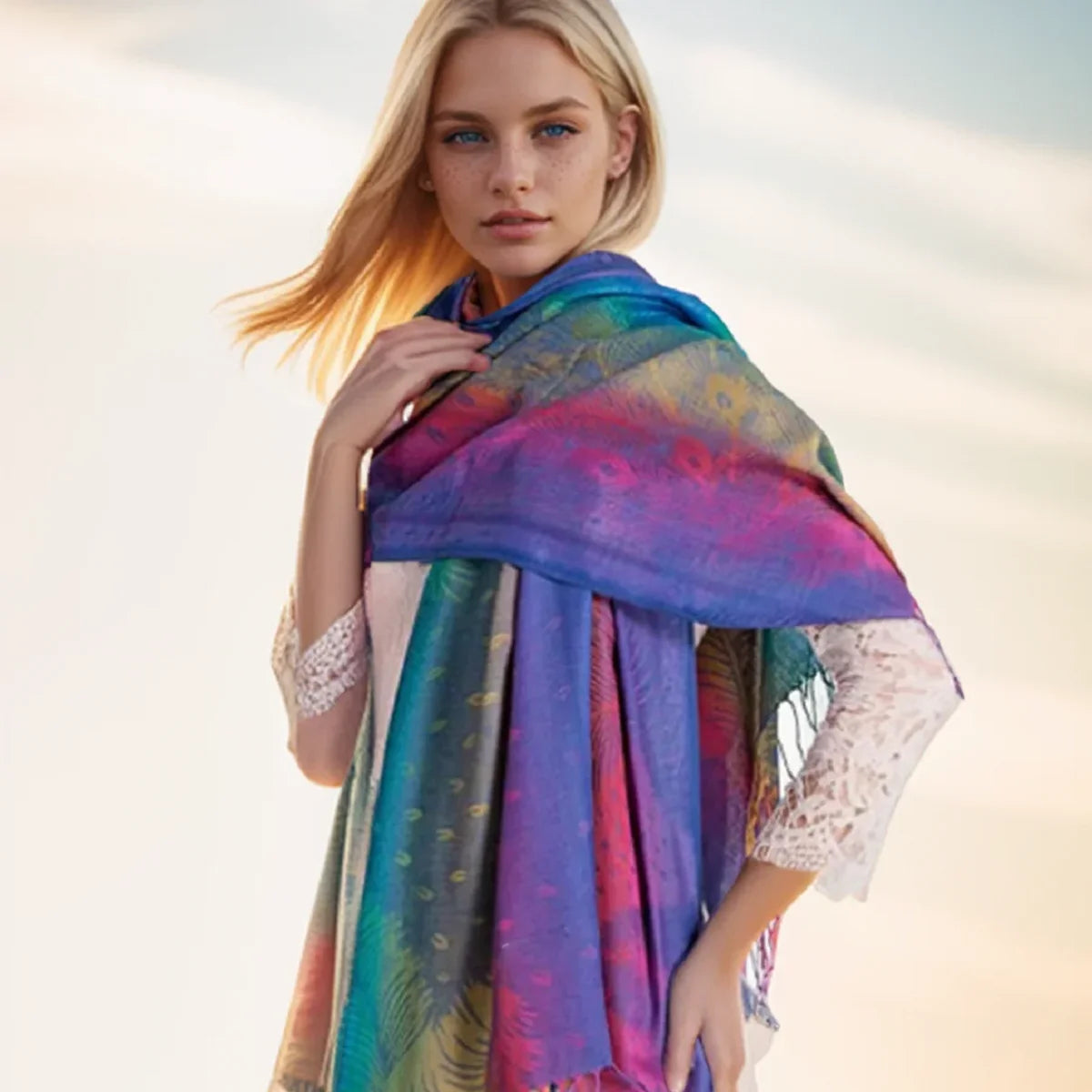 Colorful Pashmina Shawl