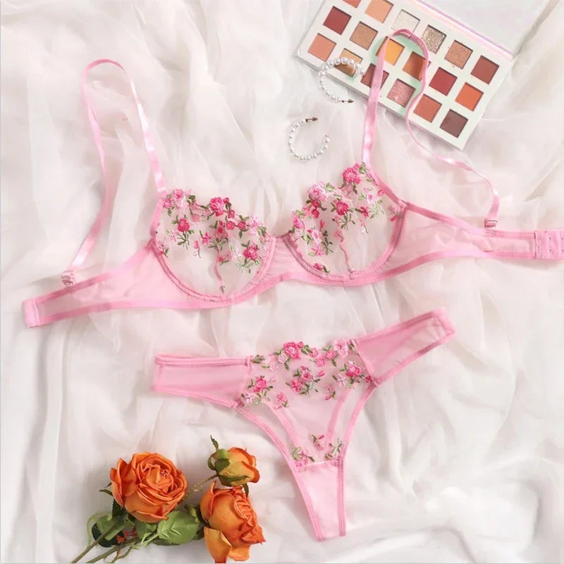 Timeless Beauty Floral Embroidery Set