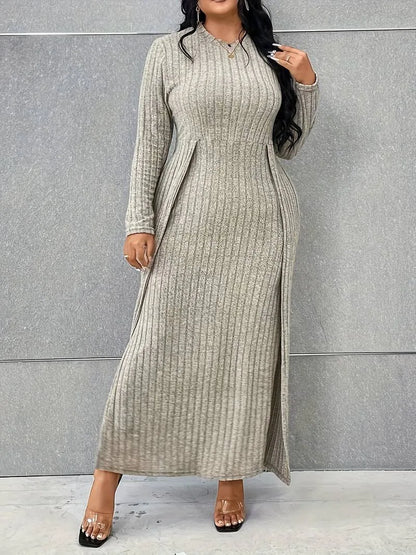 Knitted Long Sleeve Dress