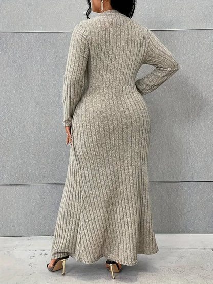 Knitted Long Sleeve Dress