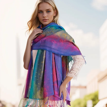 Colorful Pashmina Shawl