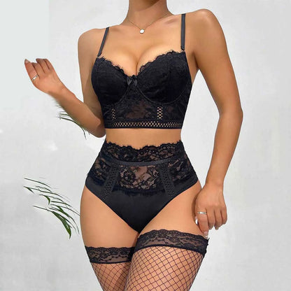 Divine Elegance Flower Lace Set