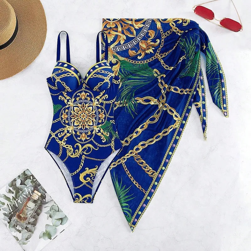 2025 nouveau deux pièces femmes Bikini ensemble Push Up imprimé fleuri Bikinis à bretelles maillot de bain bandeau brésilien Biquini maillot de bain