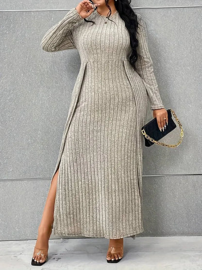 Knitted Long Sleeve Dress