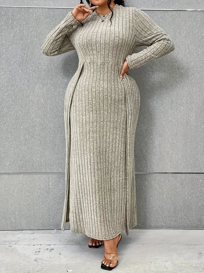 Knitted Long Sleeve Dress