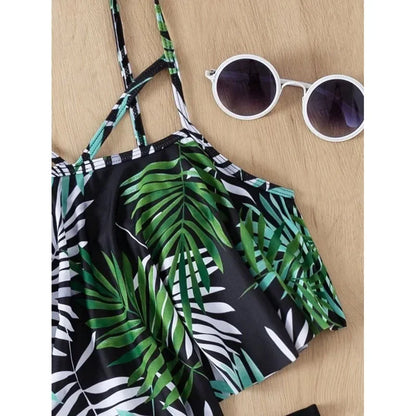 2pcs Ruffled Bikini