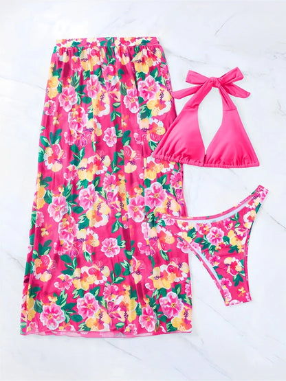 Pineapple Paradise 3 Piece Bikini Set