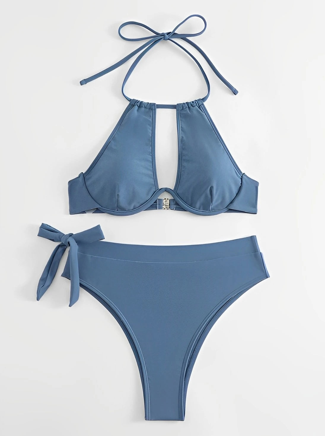 Bikini dos nu taille haute