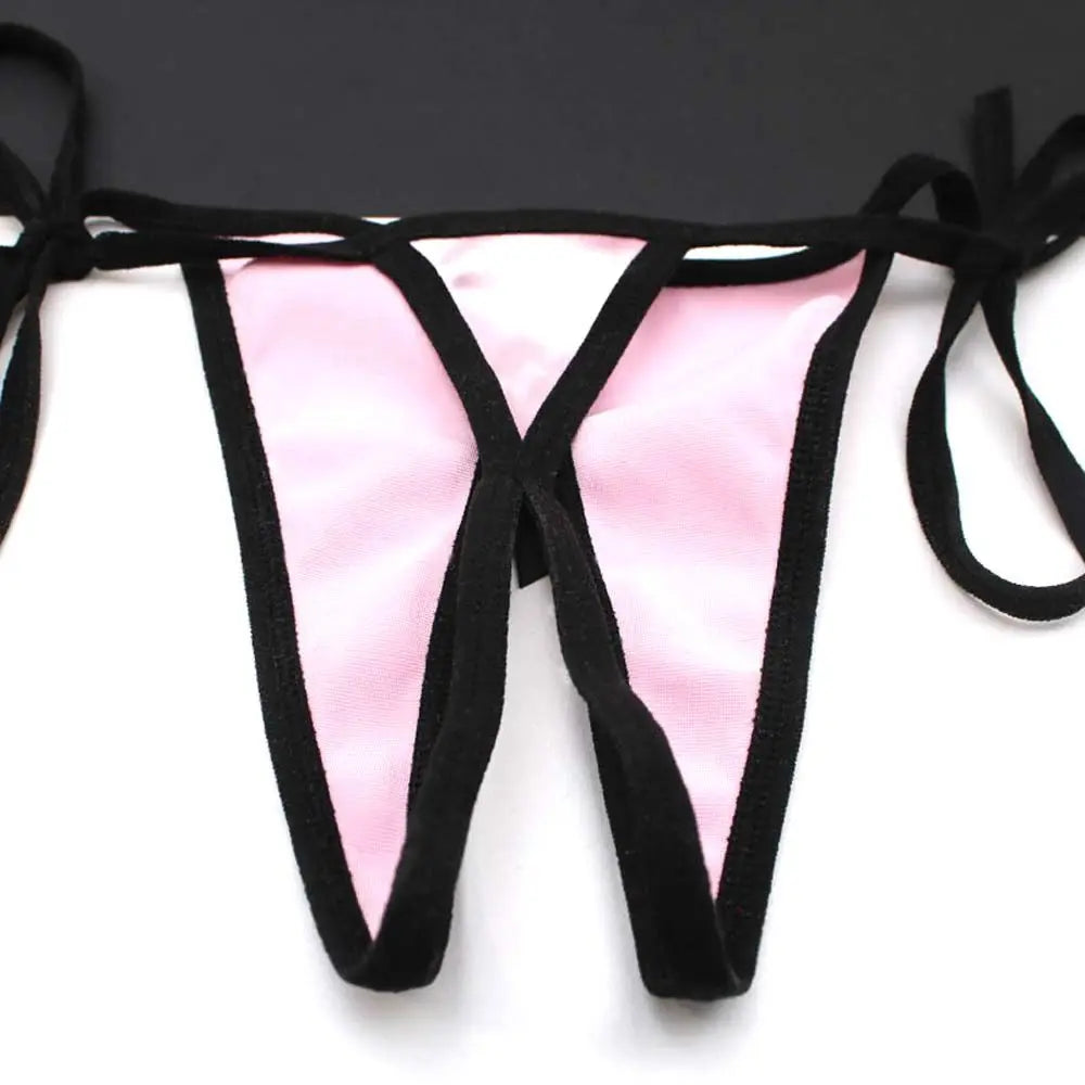 Essential Bliss Crotchless Low Waist Thongs