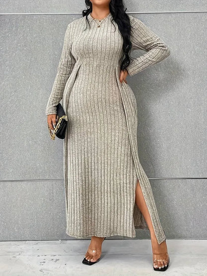 Knitted Long Sleeve Dress