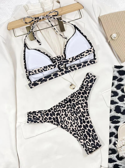 Sunset Fever Leopard Bikini